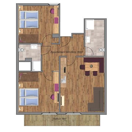 Appartements Kolb Тауплиц Екстериор снимка